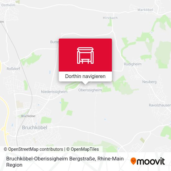 Bruchköbel-Oberissigheim Bergstraße Karte