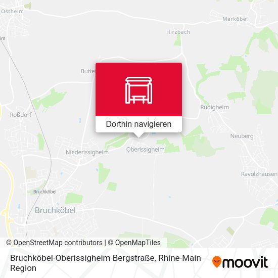 Bruchköbel-Oberissigheim Bergstraße Karte