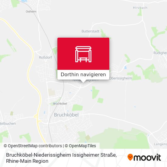 Bruchköbel-Niederissigheim Issigheimer Straße Karte