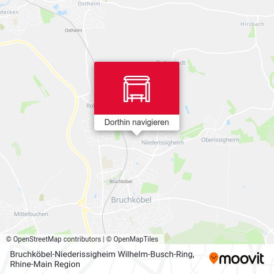 Bruchköbel-Niederissigheim Wilhelm-Busch-Ring Karte