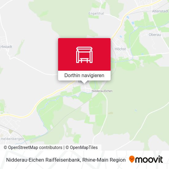 Nidderau-Eichen Raiffeisenbank Karte