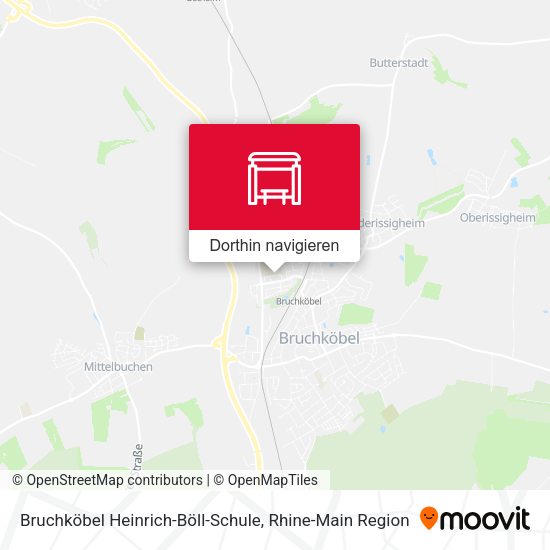 Bruchköbel Heinrich-Böll-Schule Karte