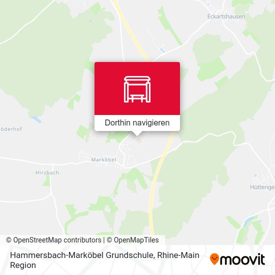 Hammersbach-Marköbel Grundschule Karte