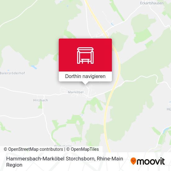 Hammersbach-Marköbel Storchsborn Karte
