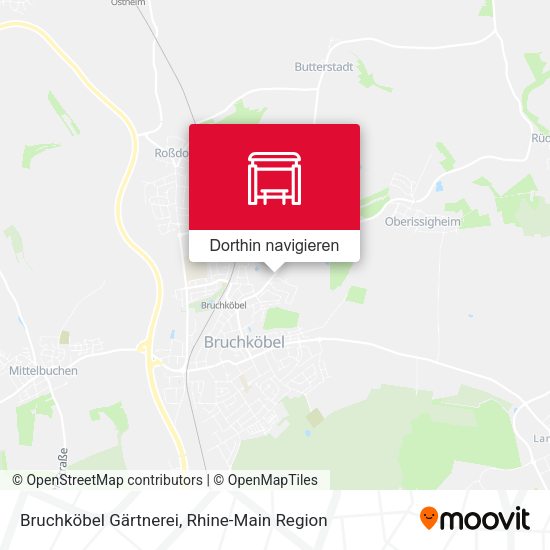 Bruchköbel Gärtnerei Karte