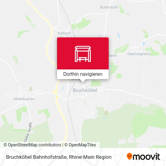 Bruchköbel Bahnhofstraße Karte