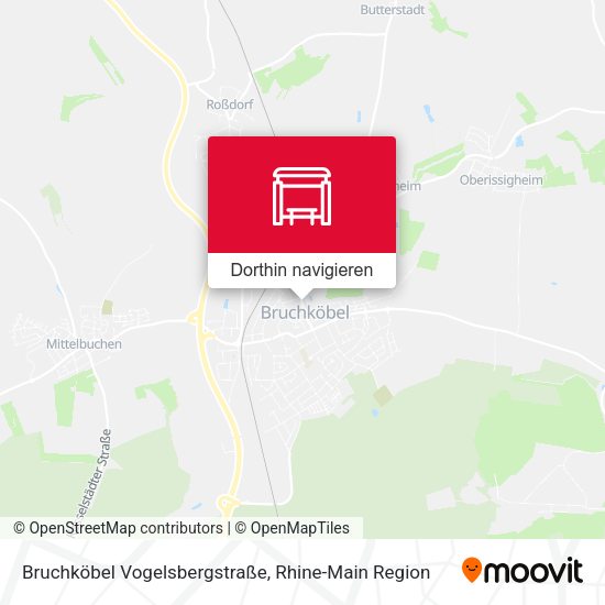 Bruchköbel Vogelsbergstraße Karte
