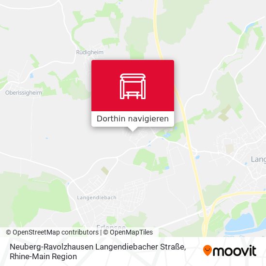 Neuberg-Ravolzhausen Langendiebacher Straße Karte