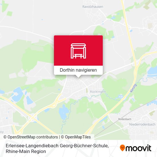 Erlensee-Langendiebach Georg-Büchner-Schule Karte