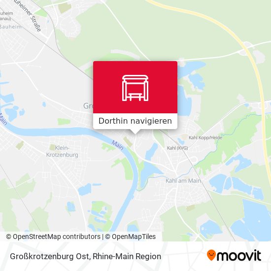 Großkrotzenburg Ost Karte