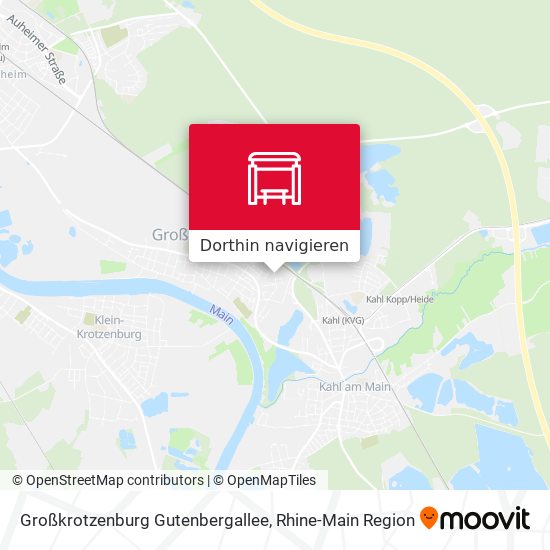 Großkrotzenburg Gutenbergallee Karte