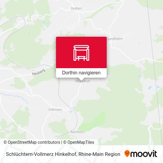 Schlüchtern-Vollmerz Hinkelhof Karte