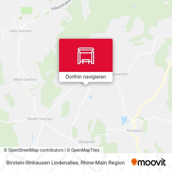 Birstein-Illnhausen Lindenallee Karte