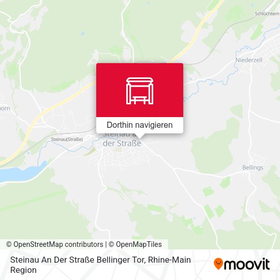 Steinau An Der Straße Bellinger Tor Karte