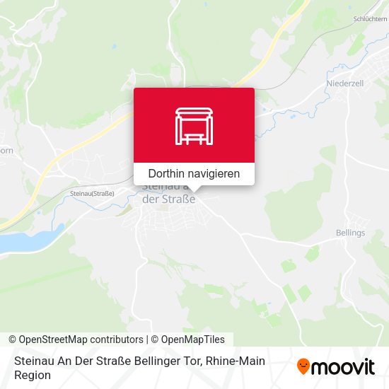 Steinau An Der Straße Bellinger Tor Karte