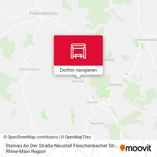 Steinau An Der Straße-Neustall Fleschenbacher Str. Karte