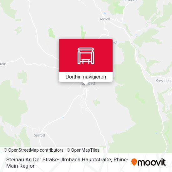 Steinau An Der Straße-Ulmbach Hauptstraße Karte