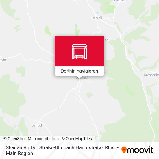 Steinau An Der Straße-Ulmbach Hauptstraße Karte