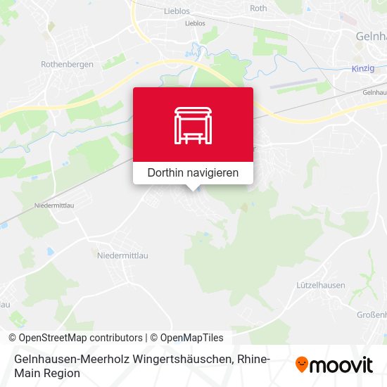 Gelnhausen-Meerholz Wingertshäuschen Karte