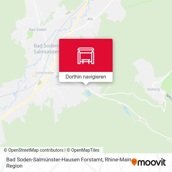 Bad Soden-Salmünster-Hausen Forstamt Karte
