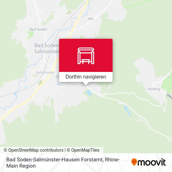 Bad Soden-Salmünster-Hausen Forstamt Karte