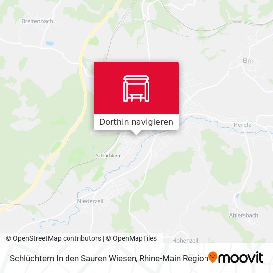 Schlüchtern In den Sauren Wiesen Karte