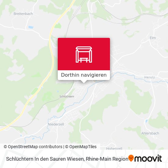 Schlüchtern In den Sauren Wiesen Karte