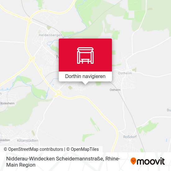 Nidderau-Windecken Scheidemannstraße Karte