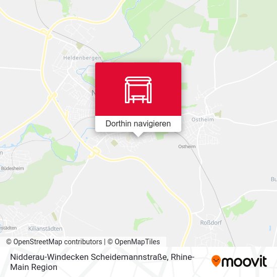 Nidderau-Windecken Scheidemannstraße Karte