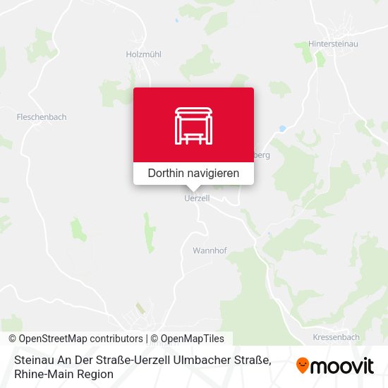 Steinau An Der Straße-Uerzell Ulmbacher Straße Karte
