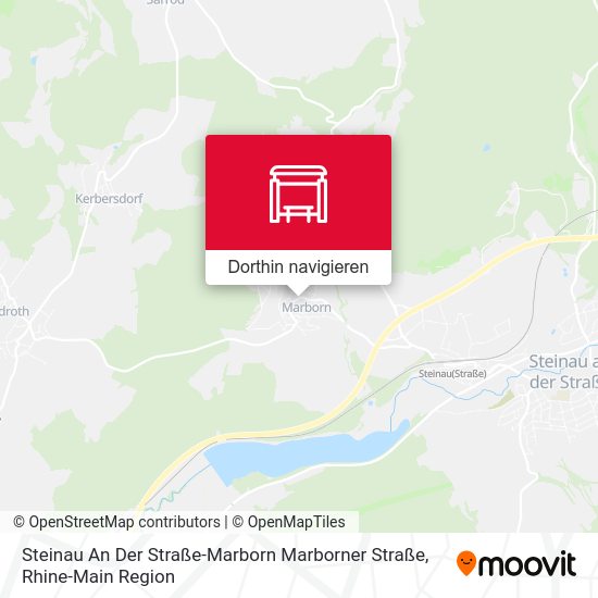 Steinau An Der Straße-Marborn Marborner Straße Karte