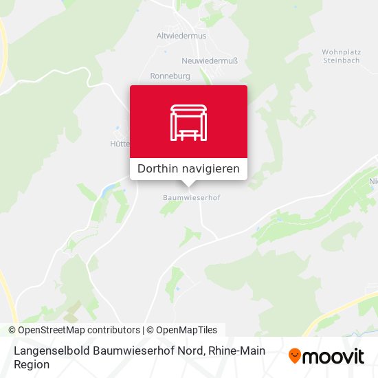 Langenselbold Baumwieserhof Nord Karte