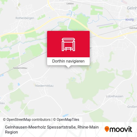 Gelnhausen-Meerholz Spessartstraße Karte
