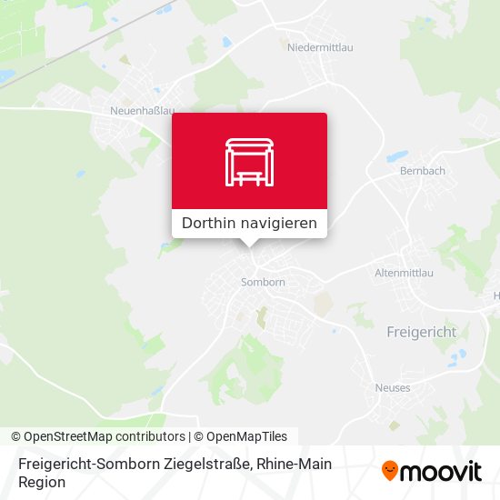 Freigericht-Somborn Ziegelstraße Karte