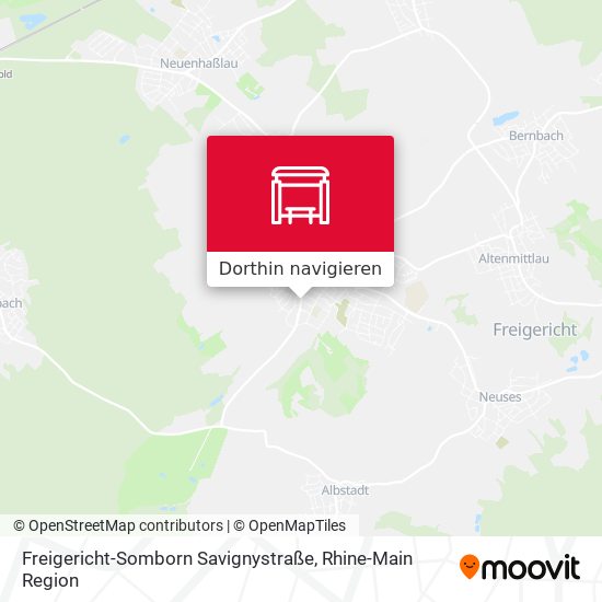 Freigericht-Somborn Savignystraße Karte