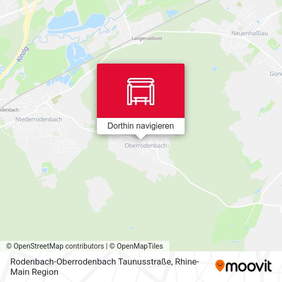 Rodenbach-Oberrodenbach Taunusstraße Karte