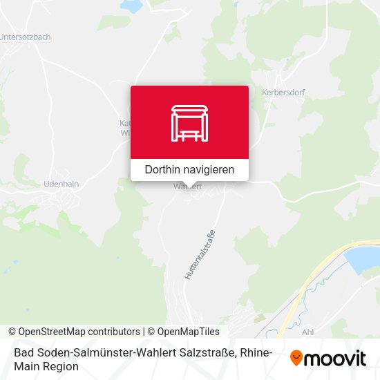 Bad Soden-Salmünster-Wahlert Salzstraße Karte