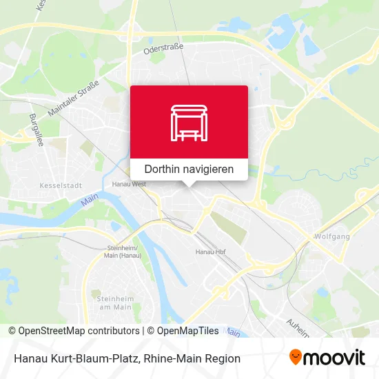 Hanau Kurt-Blaum-Platz Karte
