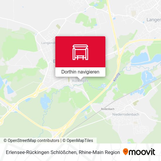Erlensee-Rückingen Schlößchen Karte
