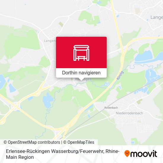 Erlensee-Rückingen Wasserburg / Feuerwehr Karte