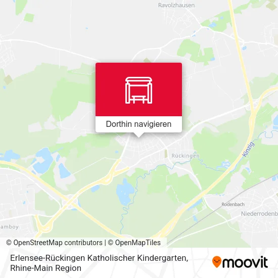 Erlensee-Rückingen Katholischer Kindergarten Karte