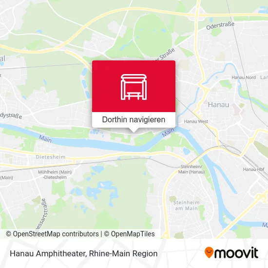 Hanau Amphitheater Karte