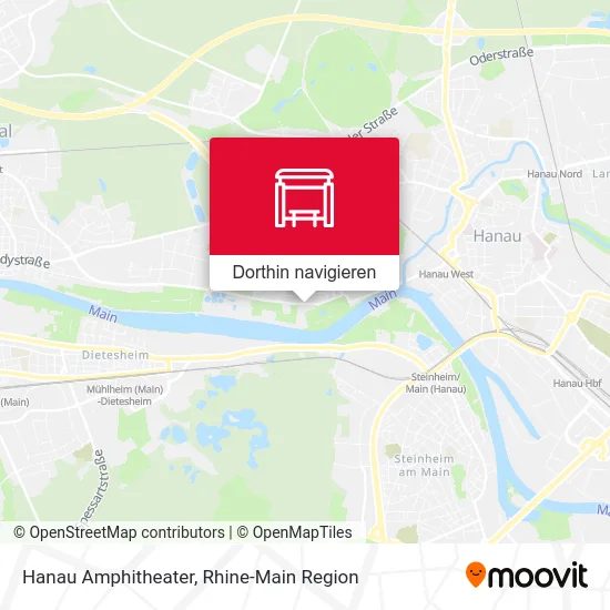 Hanau Amphitheater Karte