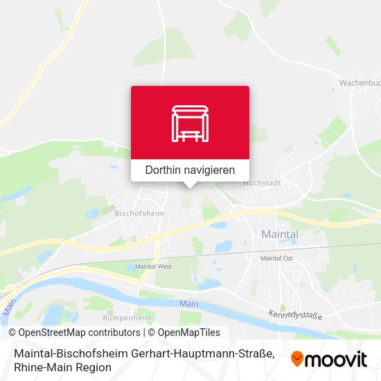 Maintal-Bischofsheim Gerhart-Hauptmann-Straße Karte