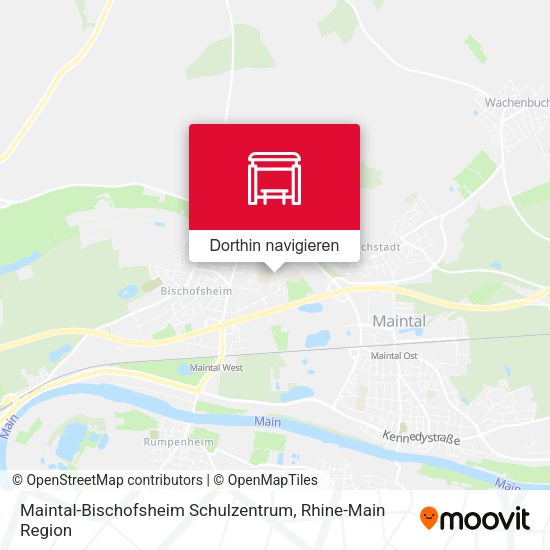Maintal-Bischofsheim Schulzentrum Karte