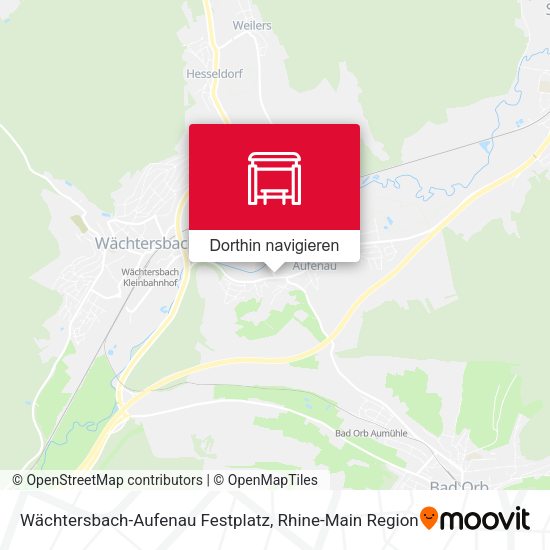 Wächtersbach-Aufenau Festplatz Karte