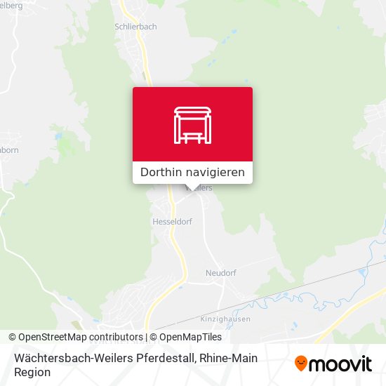 Wächtersbach-Weilers Pferdestall Karte