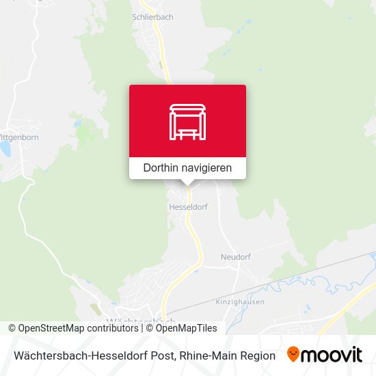 Wächtersbach-Hesseldorf Post Karte