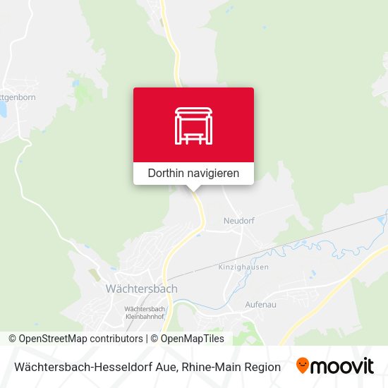 Wächtersbach-Hesseldorf Aue Karte