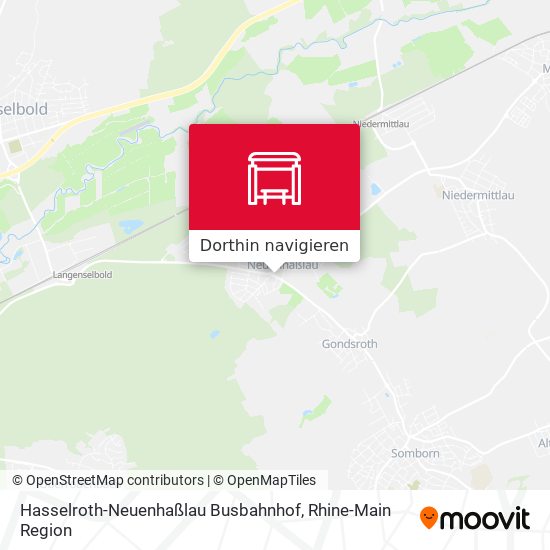 Hasselroth-Neuenhaßlau Busbahnhof Karte